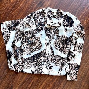 H&M Conscious Collection Sheer Cat Maxi Duster / Shirtdress